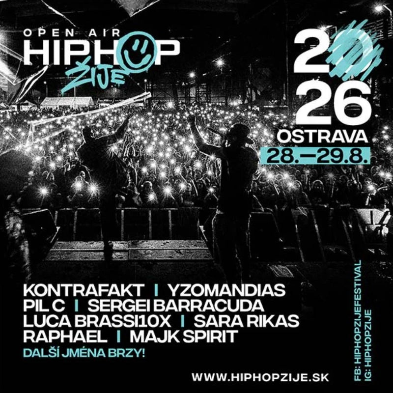 Hip Hop Žije 2026 Ostrava Dvoudenní VIP Backstage